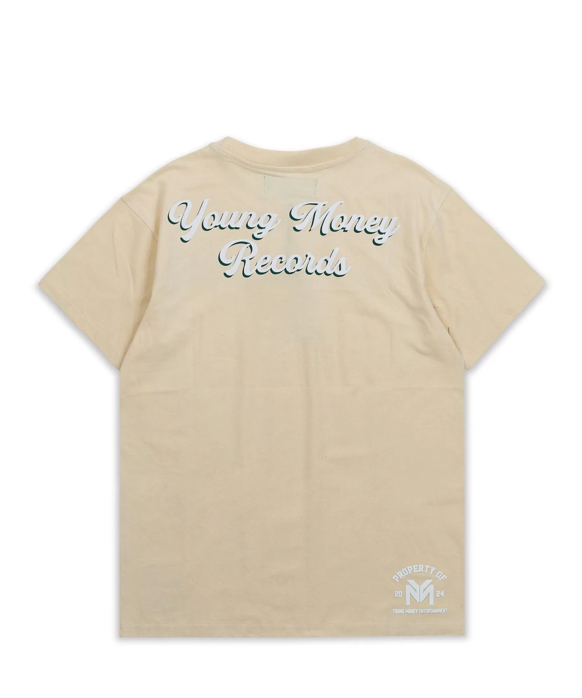 Best Young Money Records Short Sleeve Tee - Khaki Graphic Tees